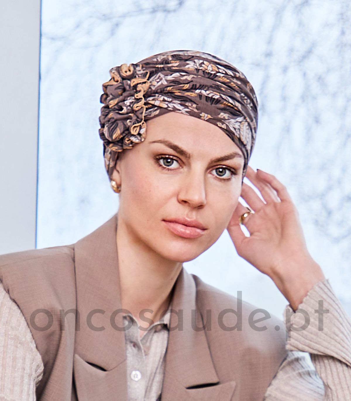 Turbante Oncológico Quimioterapia Radioterapia Lenço cancro Turbante Oncológico Quimioterapia Radioterapia Lenço cancro