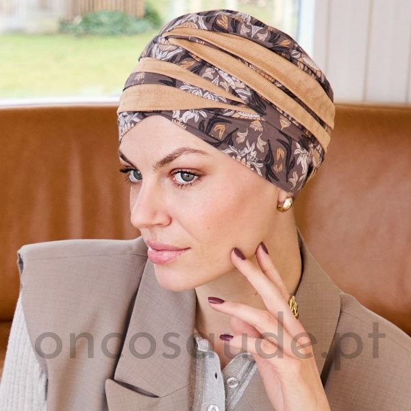 Turbante Oncológico Quimioterapia Radioterapia Lenço cancro