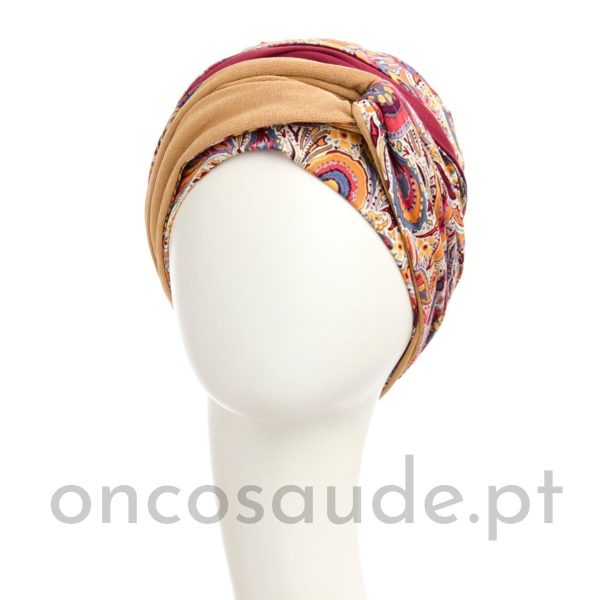 Turbante Oncológico Quimioterapia Radioterapia Lenço cancro