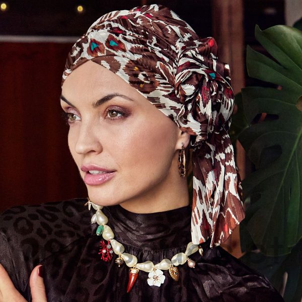 Turbante Oncológico Quimioterapia Radioterapia Lenço cancro