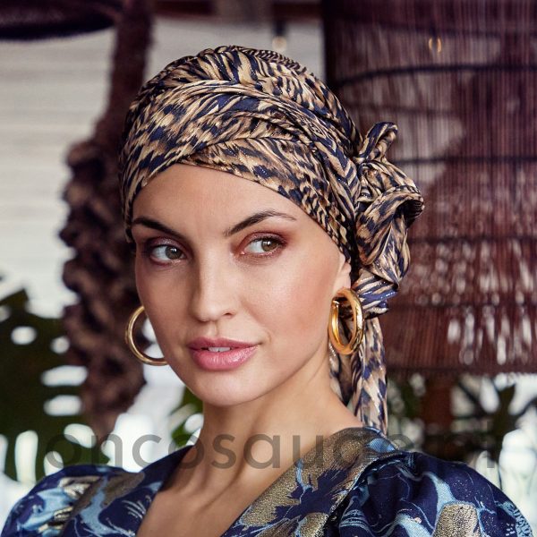 Turbante Oncológico Quimioterapia Radioterapia Lenço cancro